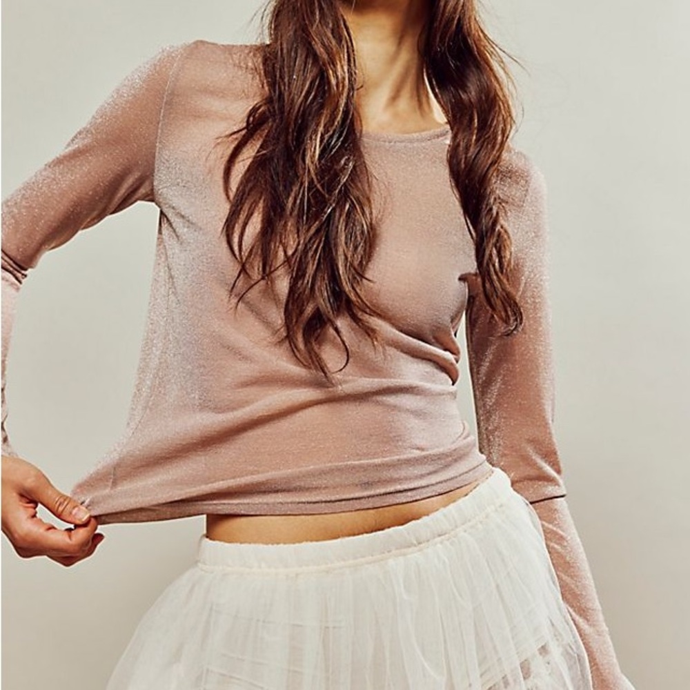 NWOT Mesh So Well layering top by Intimately Free People in size XS